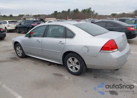 2012 Chevrolet Impala Ls из США, поврежденный, VIN 2G1WF5E35C1209535